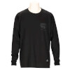 ヘビーウェイトロングスリーブプラTシャツ BLACK